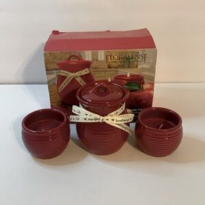 Florasense Essence of Good Living 3 Piece Gift Set Juice Apple New